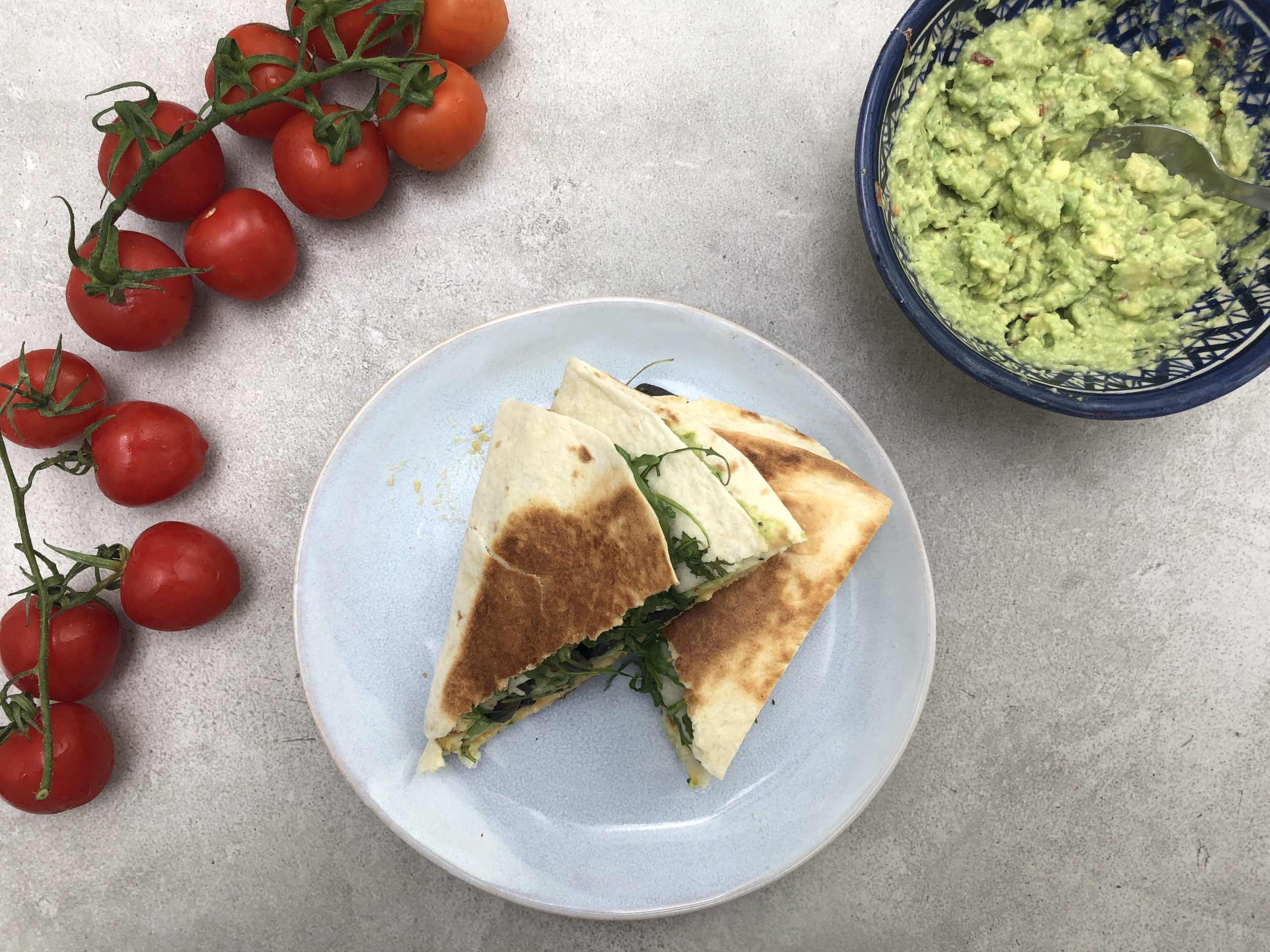 instagramowa tortilla śniadaniowa